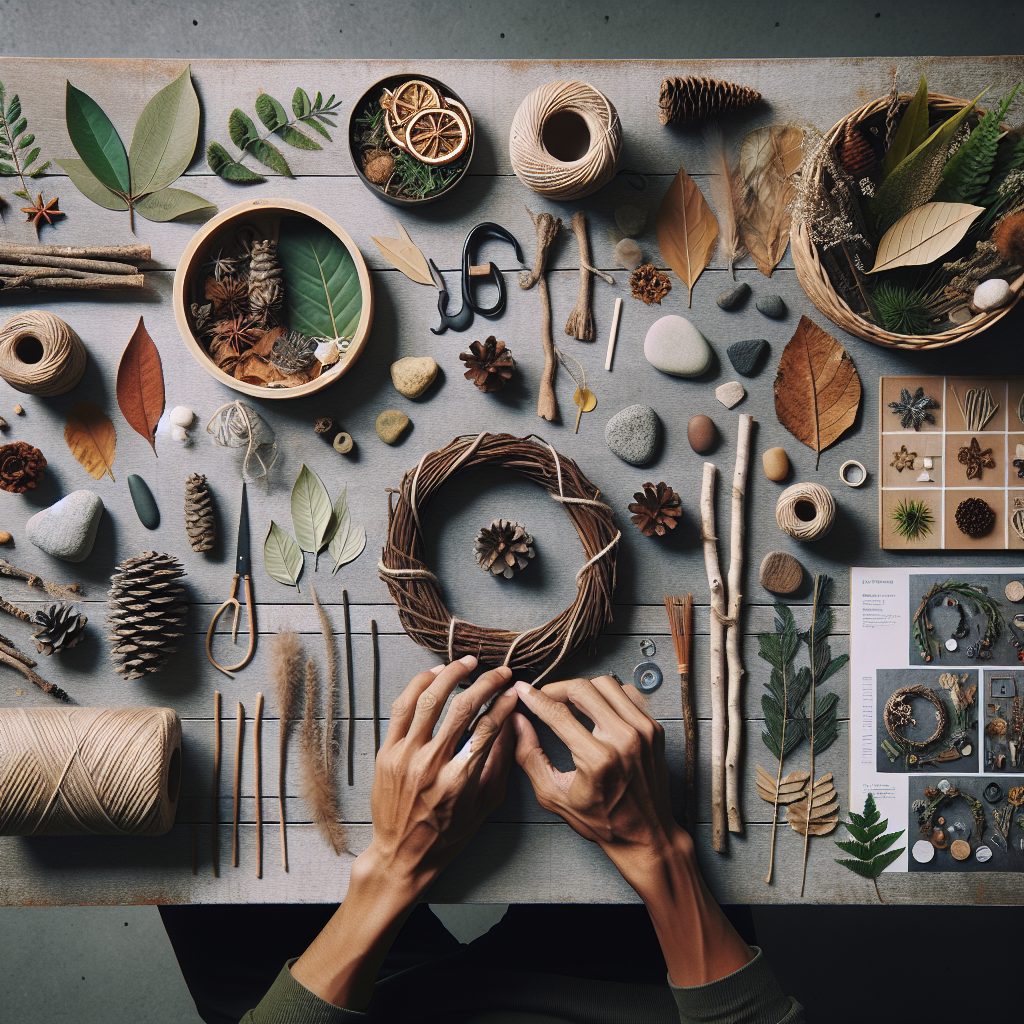 Jak samodzielnie stworzyć dekoracje z naturalnych materiałów